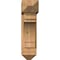 Ekena Millwork Merced Arts and Crafts Smooth Bracket w/ Offset Brace, Western Red Cedar, 7 1/2"W x 24"D x 28"H BKT0806X24X28MRC03SWR - alternate 2